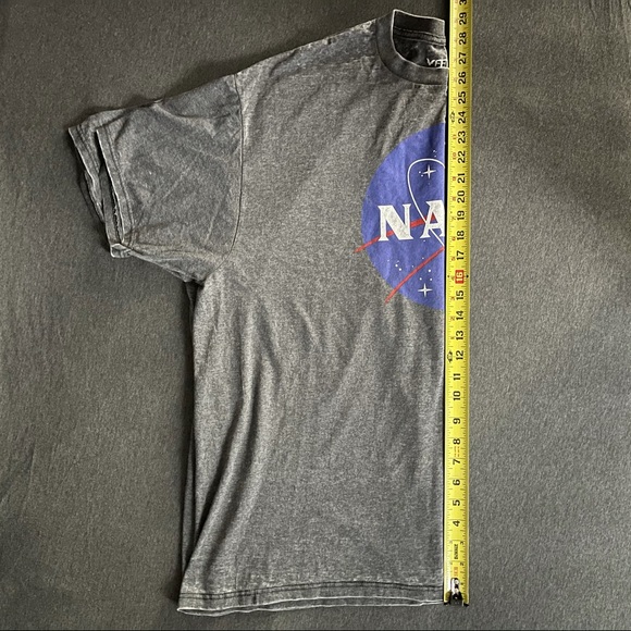 NASA Short Sleeve Graphic T-Shirt Soot Black - Picture 4 of 4